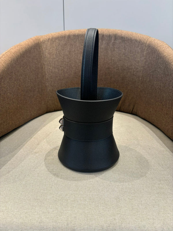 HM Mini Medor Bag Black Epsom Calfskin 269899