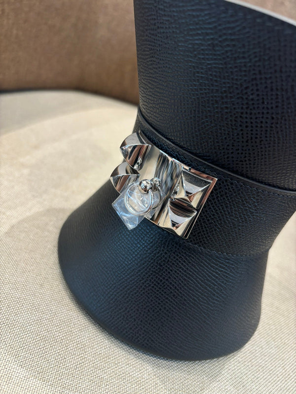 HM Mini Medor Bag Black Epsom Calfskin 269899