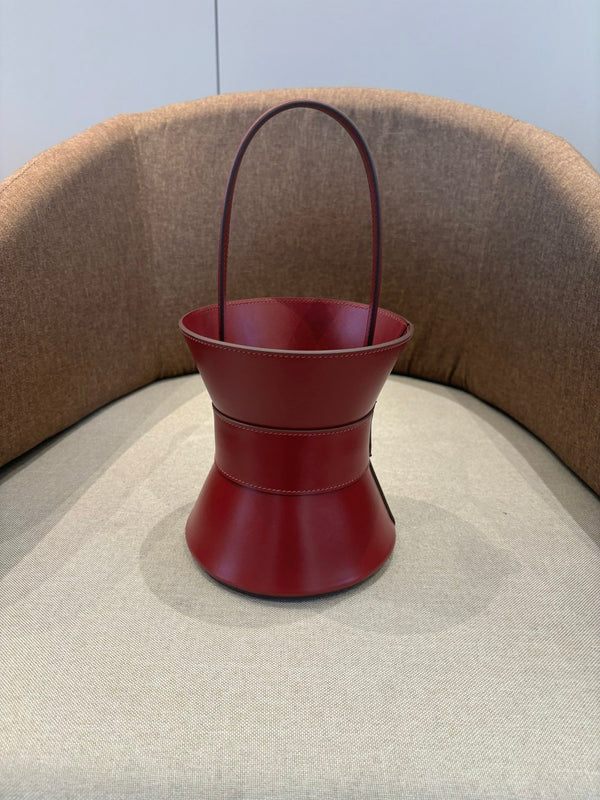 HM Mini Medor Bag Burgundy Epsom Calfskin 269903