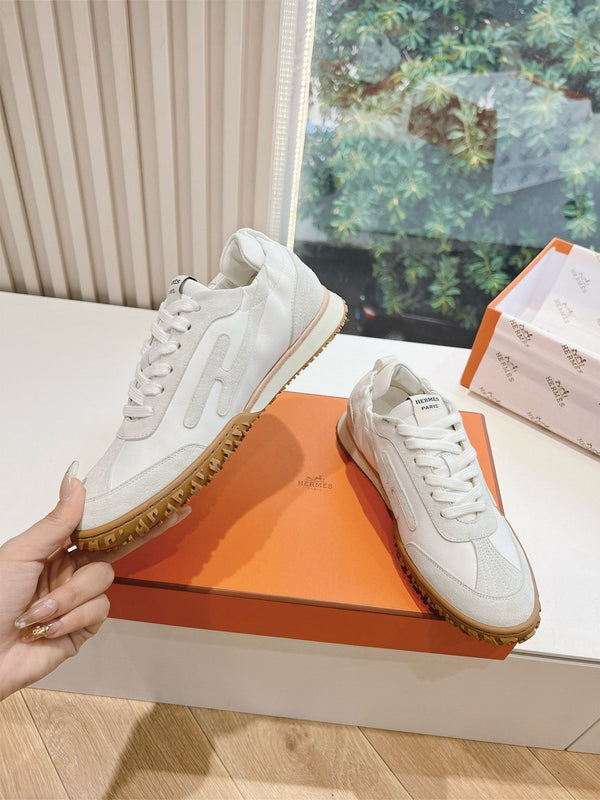 SNEAKER HM JET IN PELLE DI VITELLO BIANCA