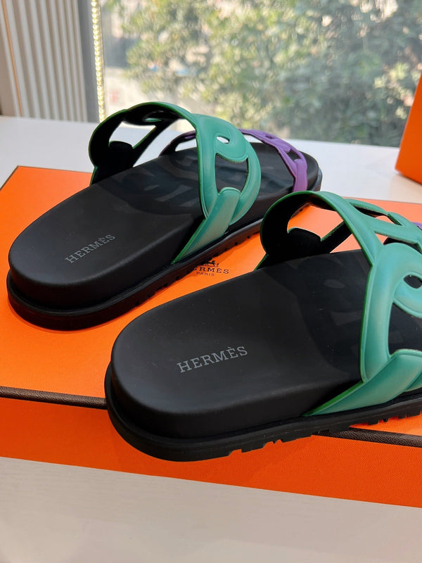 HM 25 Extra Sandal Purple Green Calfskin 292561