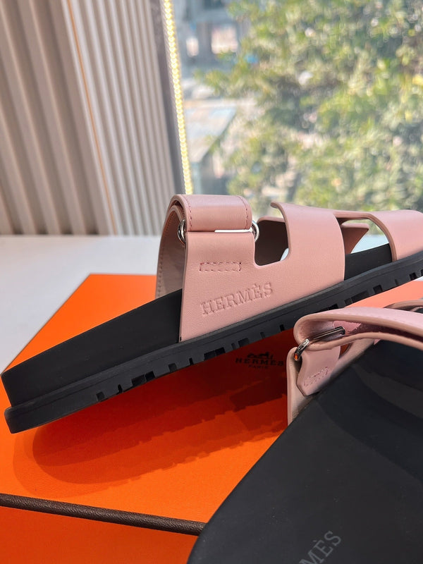 HM Chypre Sandal Pink Pastel Calfskin 202807