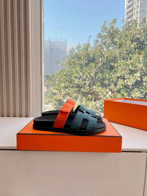 HM Chypre Sandal Celadon Green Suede 202808