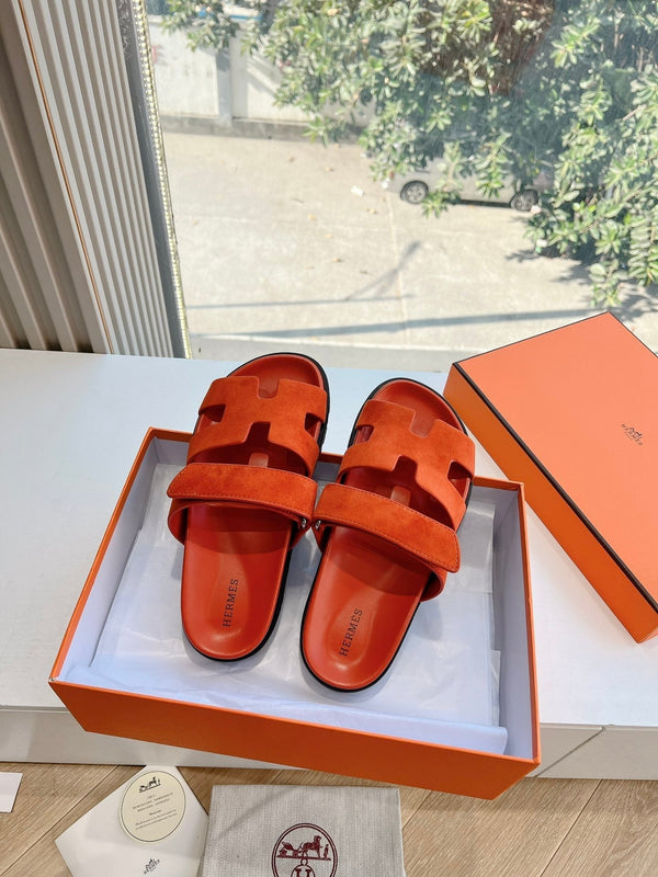 HM Chypre Sandal Orange Suede 202809