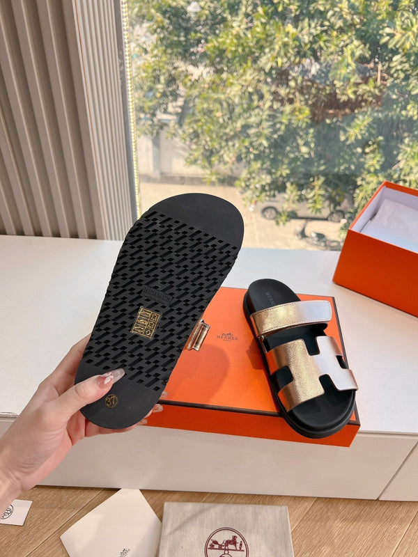 HM Chypre Sandal Copper Roser Calfskin 202813