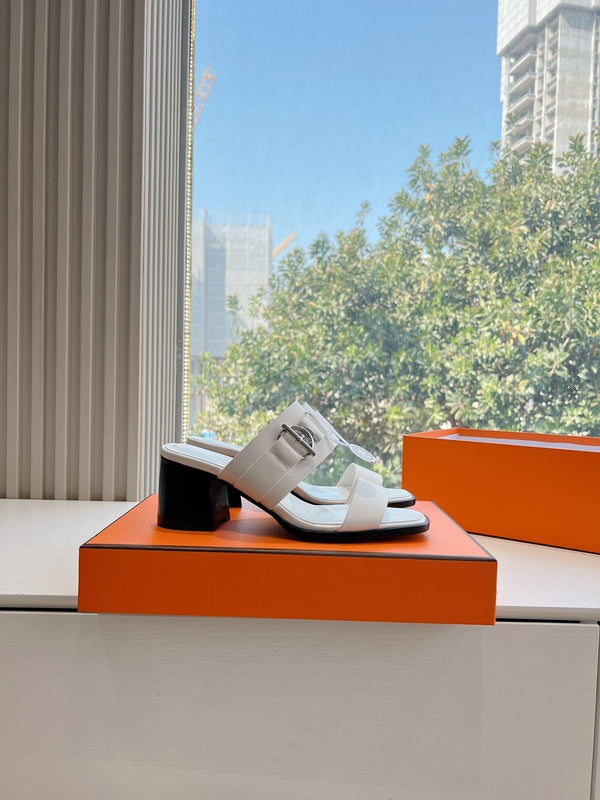 HM Kute 60 Sandal White Cowhide 202824