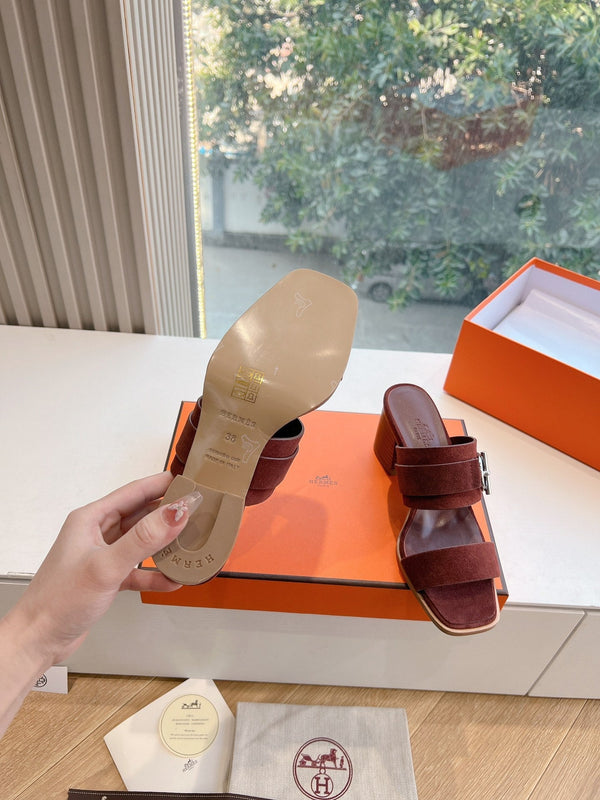 HM Kute 60 Sandal Deep Brown Cowhide 202826