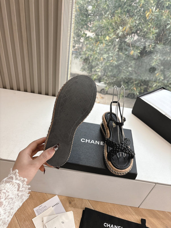 Sandali Mules CC Nero 6cm Pelle di Agnello 202879