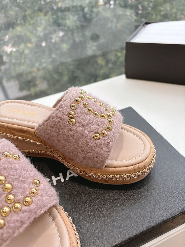 CC Sandals Pink 6cm Lambskin 202899