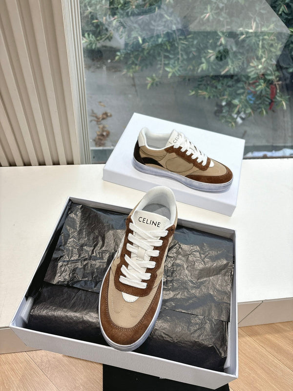CELINE Sneaker Bronze Suede 285894