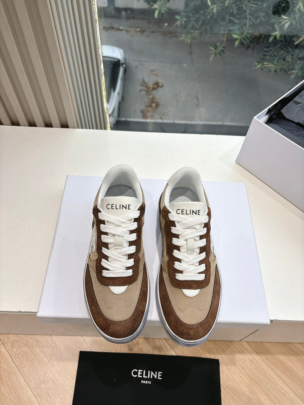 CELINE Sneaker Bronze Suede 285894