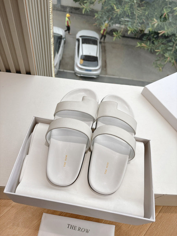 Hugh Sandal in White Cowhide 286180