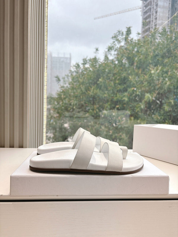 Hugh Sandal in White Cowhide 286180