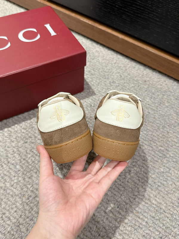 GG & ADIDAS SNEAKER LIGHT BROWN FABRIC