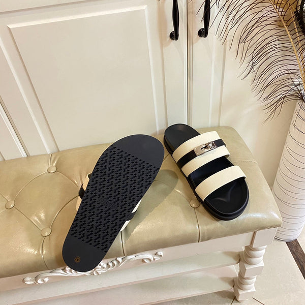 HM Jackson Sandal Ivory White Cowhide 958020