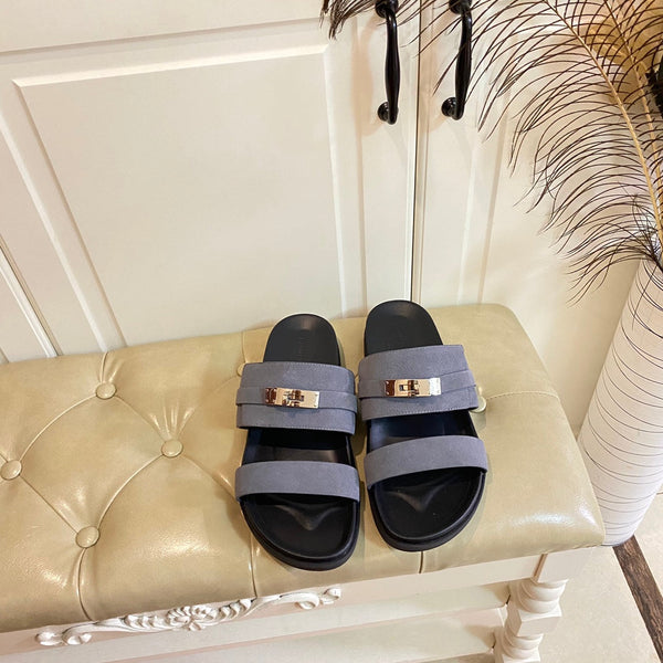 HM Jackson Sandal Dark Grey Suede 958060