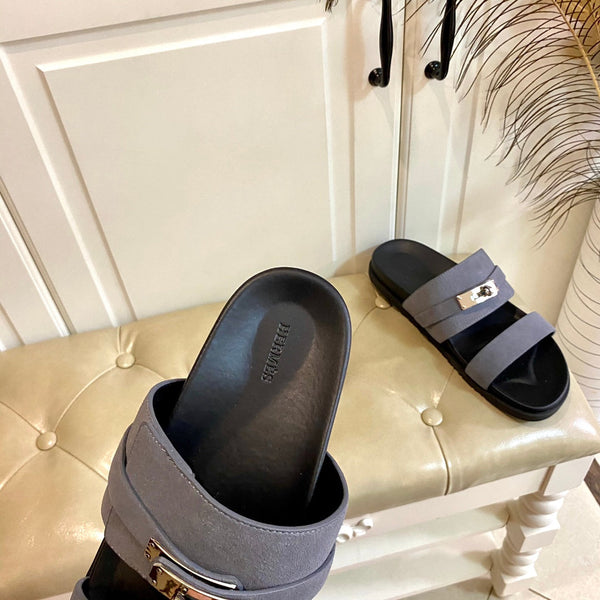 HM Jackson Sandal Dark Grey Suede 958060