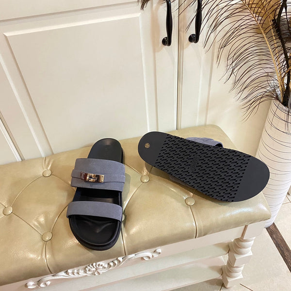 HM Jackson Sandal Dark Grey Suede 958060