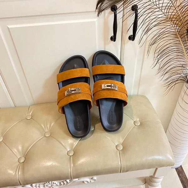 HM Jackson Sandal Ligth Orange Suede 958062