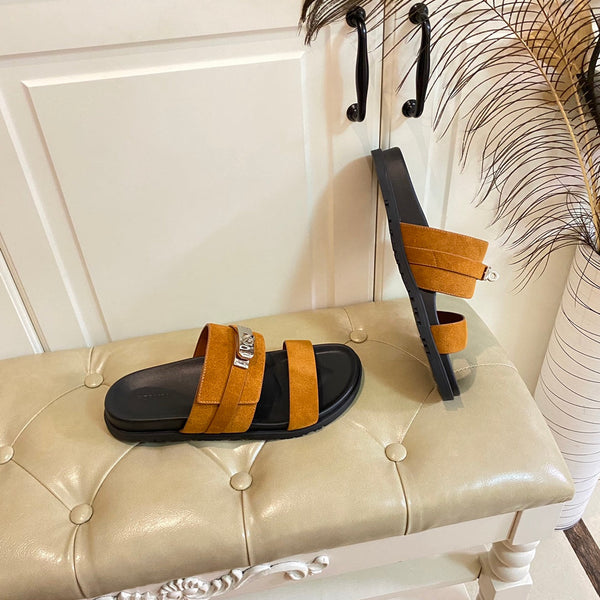 HM Jackson Sandal Ligth Orange Suede 958062