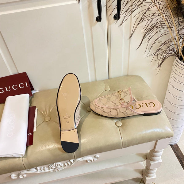 GG PrinceTown Mule Pink Mesh With Crystal