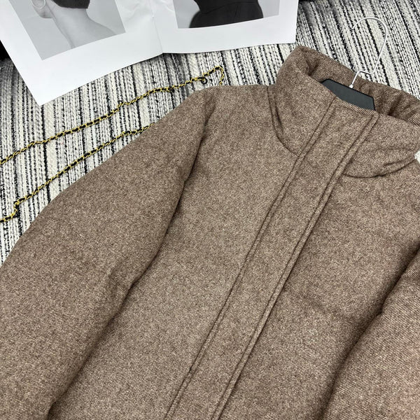 LP 25 Jacket Light Brown Wool Fabric Down 308190