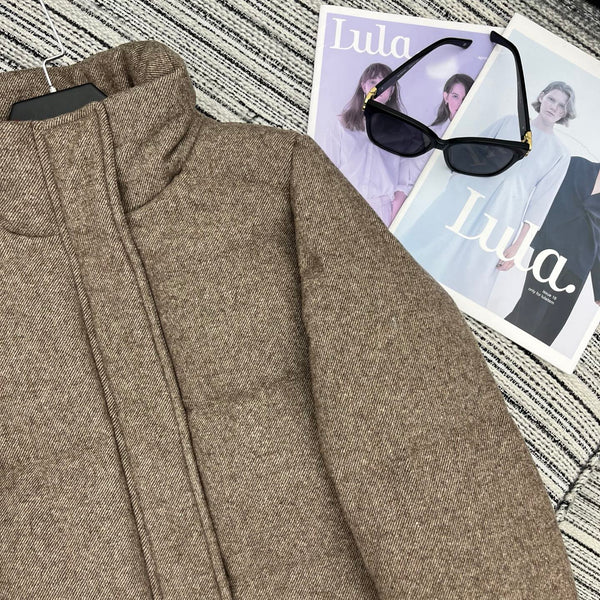 LP 25 Jacket Light Brown Wool Fabric Down 308190