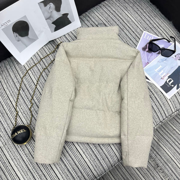 LP 25 Jacket Ivory Wool Fabric Down 308192