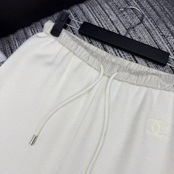 Chanel 2025 Pantalon en Laine Blanc 318974