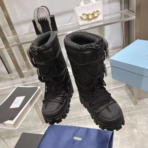 SCARPONI DA SCI IN RE-NYLON CON BORSA NERA