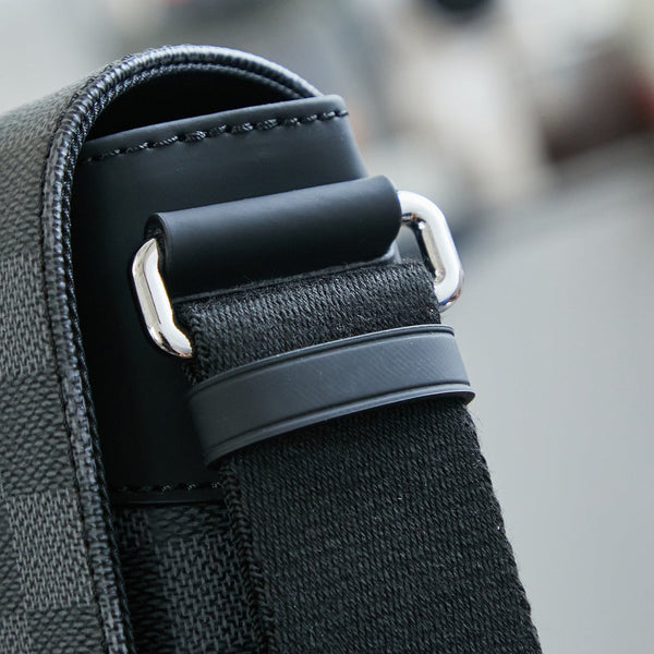 DISTRICT 25 IN TELA DAMIER GRAPHITE GRIGIO NERO