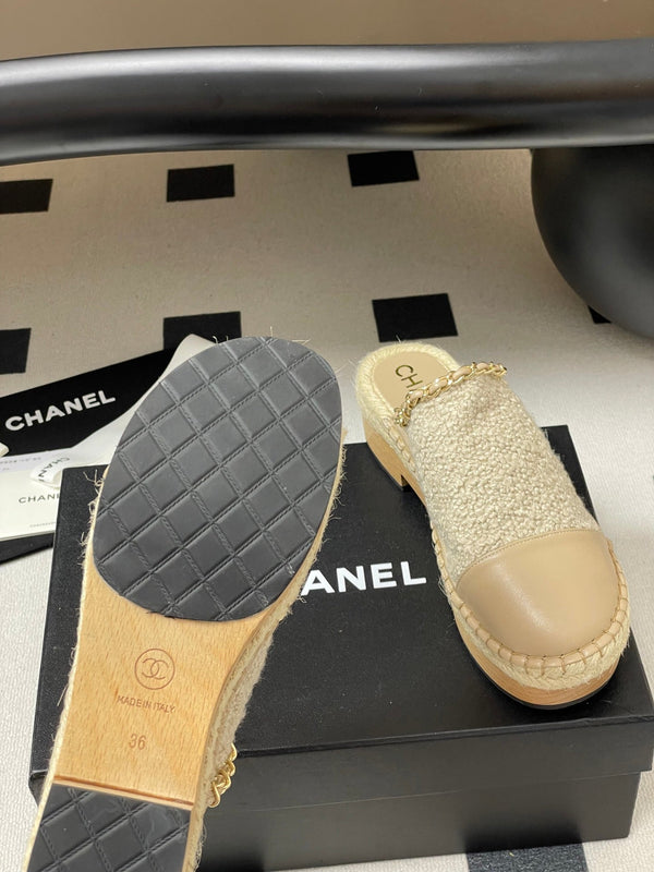 CC 25 Mules con plateau Begei in pelle di pecora 356396