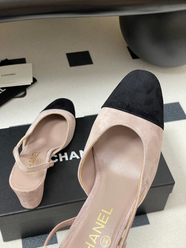 CC 25 SlingBack 65mm Blush Pink Suede 393990