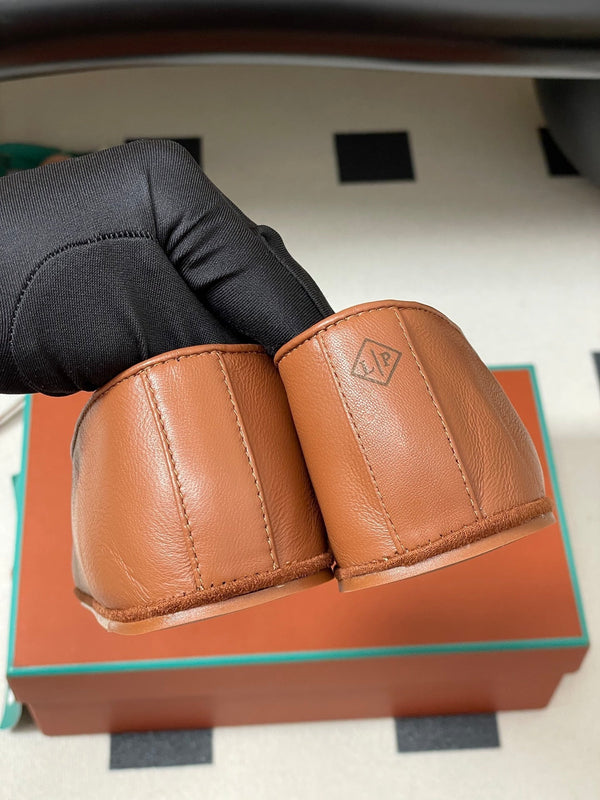 LP Anton Walk Loafers Brown Sheepskin 474797