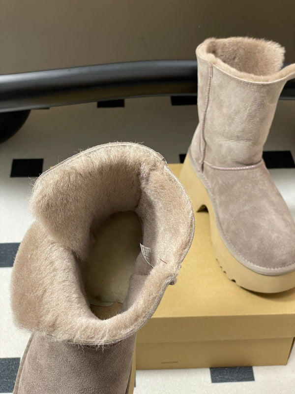 UGG Esmee Boot 70mm Taupe Wool Suede 522217