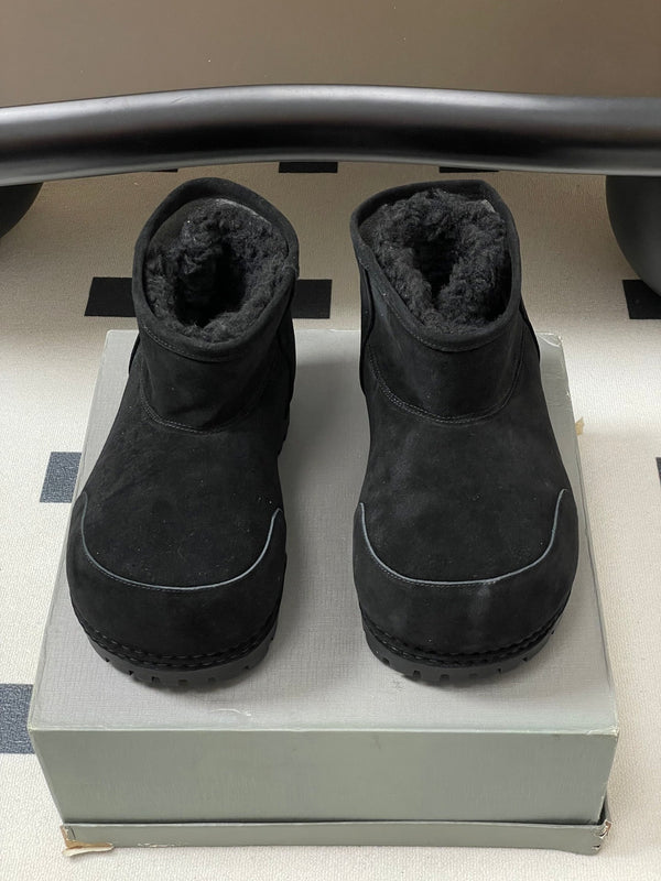 Balenciaga Snow Boots Black Suede 535039