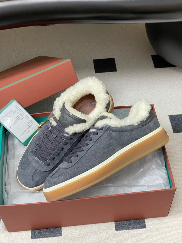 LP 25 Fur Sneaker Dark Blue Suede Cowhide 534662