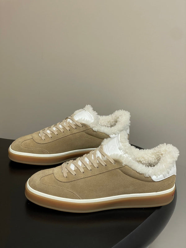 LP 25 Fur Sneaker Beige Suede Cowhide 534663
