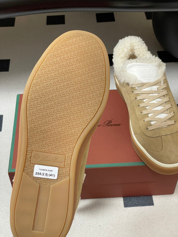 LP 25 Fur Sneaker Beige Suede Cowhide 534663