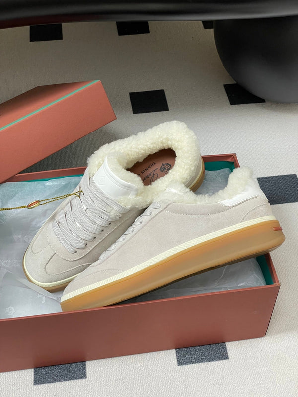 LP 25 Fur Sneaker Light Beige Suede Cowhide 534665