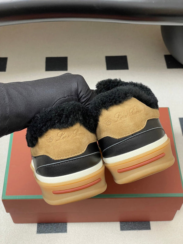 LP 25 Fur Sneaker Black Suede Cowhide 534666