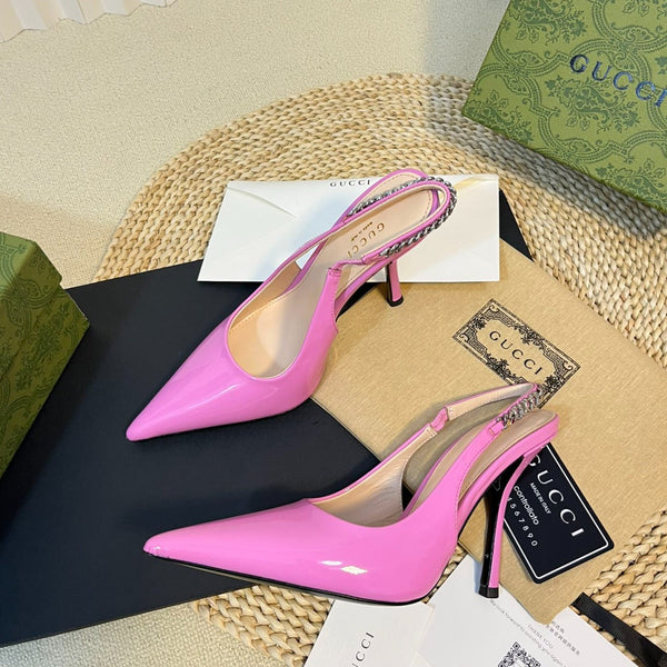 GG Women's High Heels Pink