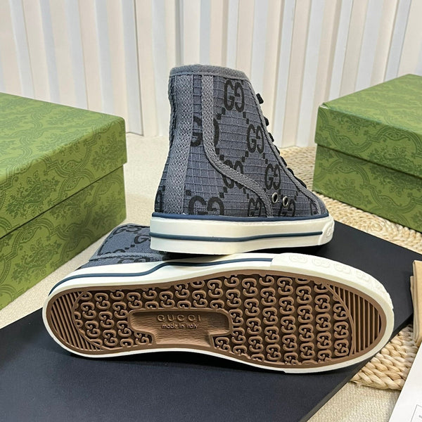 Sneaker alta GG Tennis 1977 nera grigia Caro