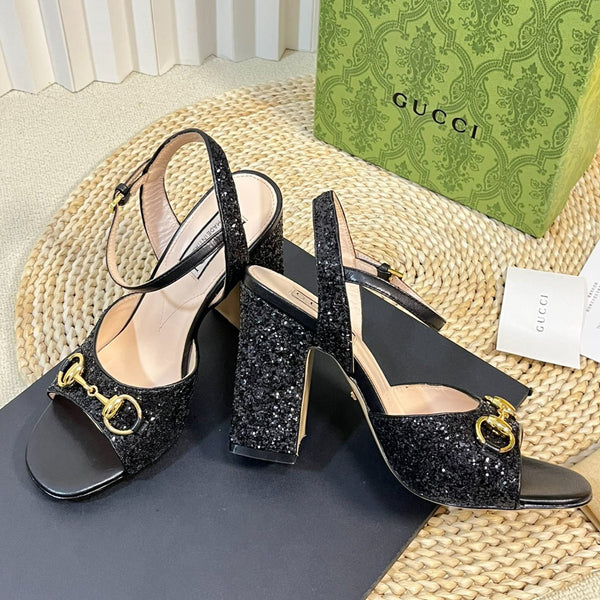 GG Women Sandal High Heels Black