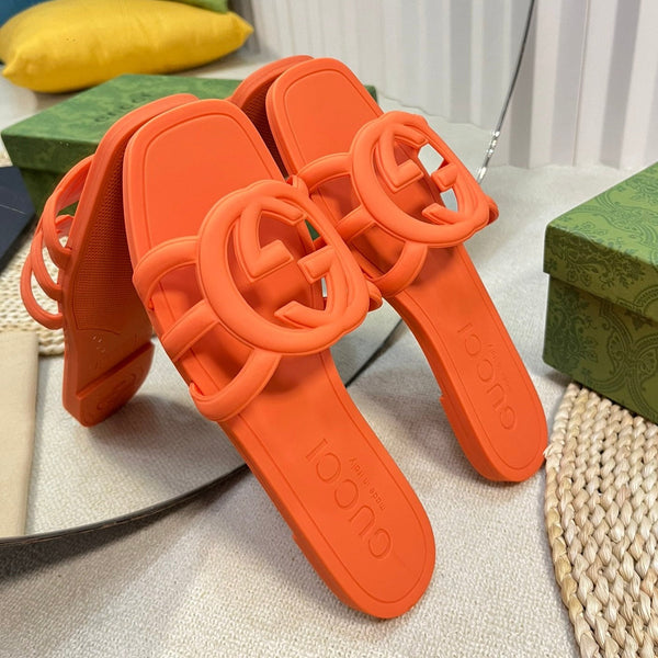 GG Rubber Slide Orange Tiger