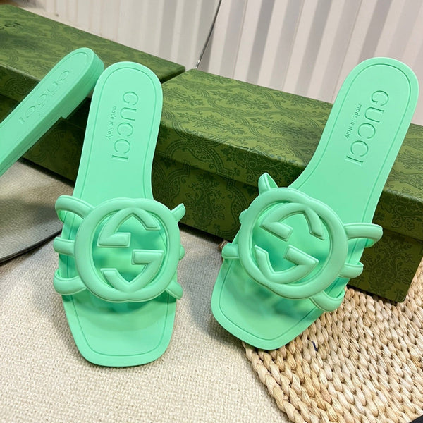 GG Rubber Slide Blue Cadet