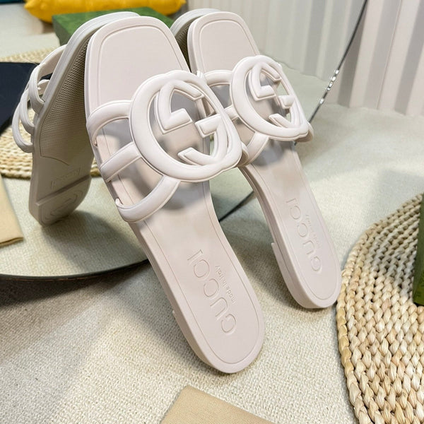 GG Rubber Slide White