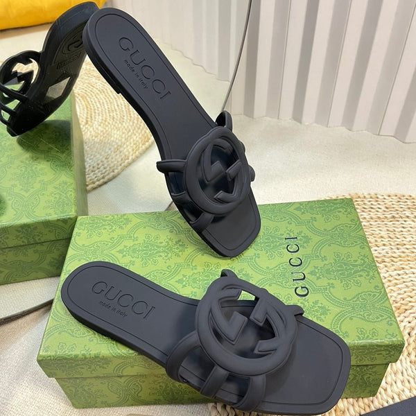 GG Rubber Slide Black