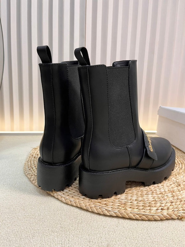 D-Quest Ankle Boot 35mm In Black Calfskin 992669