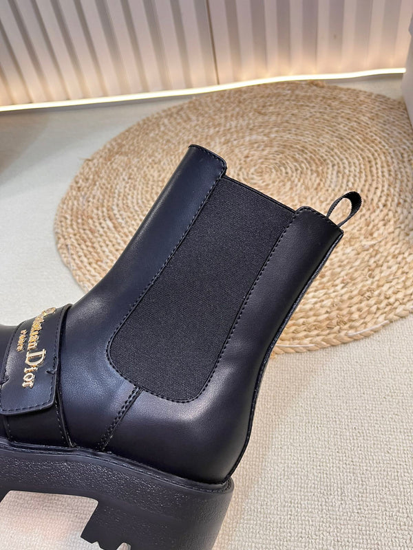 D-Quest Ankle Boot 35mm In Black Calfskin 992669